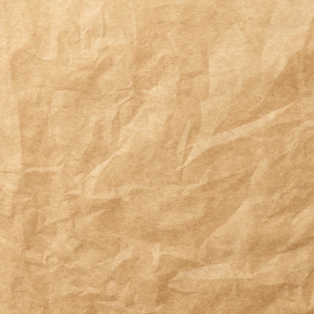 Detailaufnahme eines braunen Kartonmusters als Hintergrund